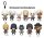 Assassins Creed 3D Schaumstoff-Taschenanhänger Serie 1 Display (24)