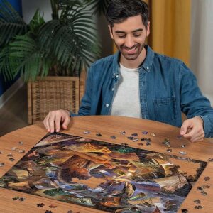 Der Herr der Ringe Puzzle Frodos Reise (1000 Teile)