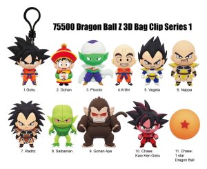 Dragon Ball Z 3D Schaumstoff-Taschenanhänger Serie 1...