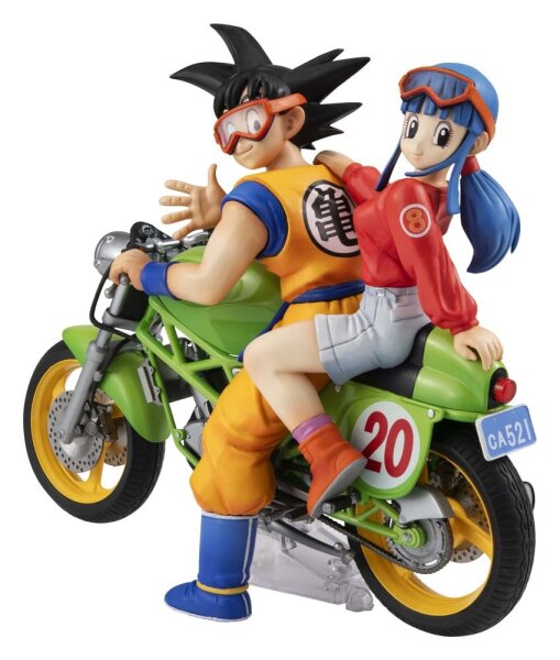 Dragon Ball Z Desktop Real McCoy PVC Figur 05 Son Goku & Chichi Limited Repeat Ver. 15 cm