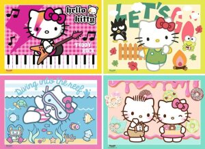 Hello Kitty Puzzles 4er-Pack Los gehts, Hello Kitty!...