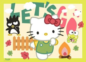 Hello Kitty Puzzles 4er-Pack Los gehts, Hello Kitty! (4x100 Teile)