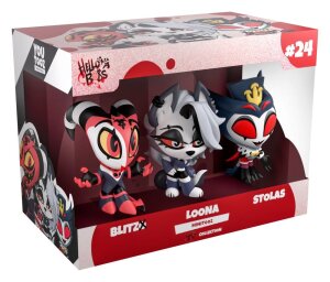 Helluva Boss Mini Tooz Minifiguren 3er-Pack Blitzo, Loona...