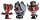 Helluva Boss Mini Tooz Minifiguren 3er-Pack Blitzo, Loona & Stolas