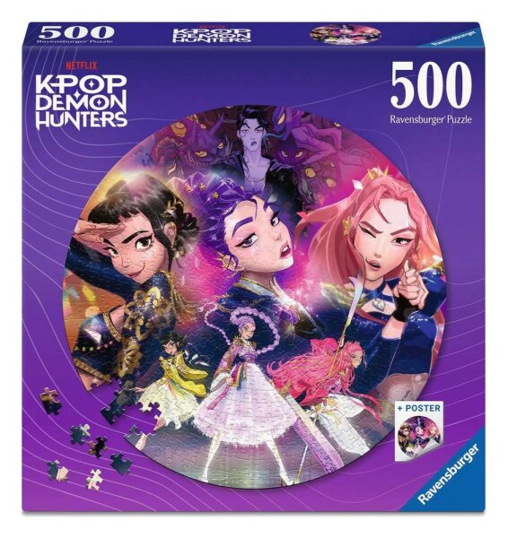 KPop Demon Hunters Rundpuzzle For the fans! (500 Teile)