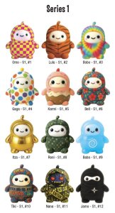LamaTama Elektronische Sammelfiguren 6 cm Serie 1 heo Exclusive Blind Box Display (26)