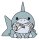Marvel 3D PVC-Magnet Jeff The Land Shark