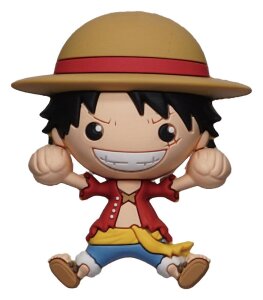 One Piece 3D Schaumstoff-Magnet Luffy