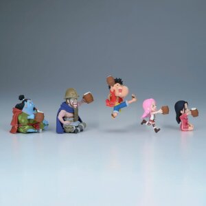 One Piece World Collectable Figure Minifiguren 7 cm Banquet 1 Blind Box Display (12)