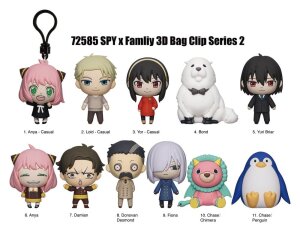 Spy x Family 3D Schaumstoff-Taschenanhänger Serie 2...
