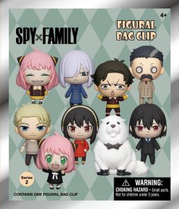 Spy x Family 3D Schaumstoff-Taschenanhänger Serie 2 Display (24)