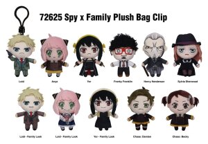 Spy x Family Plüsch-Taschenanhänger Display (24)