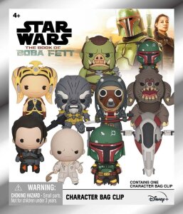 Star Wars: Das Buch von Boba Fett 3D PVC-Taschenanhänger Serie 1 Display (24)