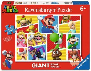 Super Mario Giant Floor Puzzle Marios Freunde und Feinde...