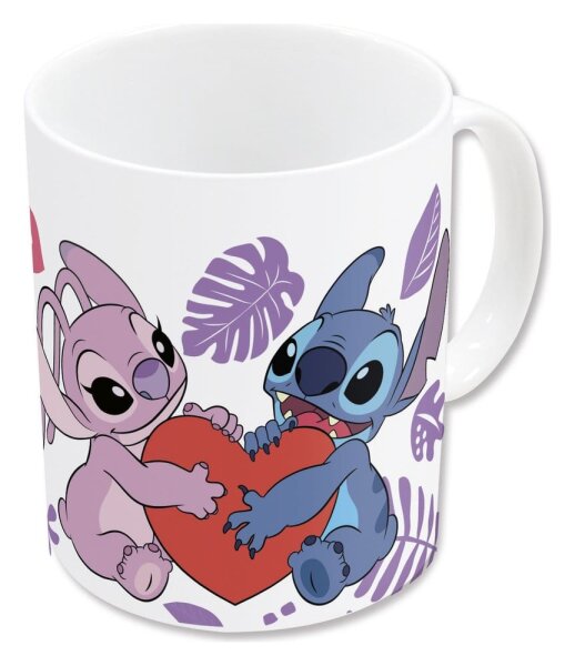 Lilo & Stitch Tasse Angel & Stitch Heart 325 ml