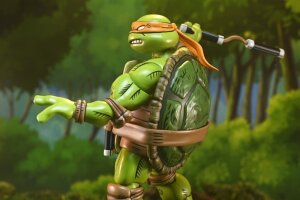 Teenage Mutant Ninja Turtles x Usagi Yojimbo Ultimate Actionfigur Michelangelo 18 cm