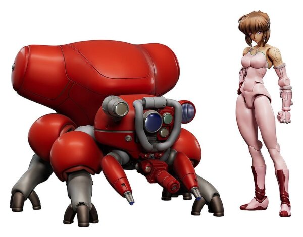Ghost in the Shell PLAMAX minimum factory Plastic Model Kit Motoko Kusanagi mit Fuchikoma 8 cm