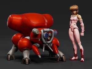 Ghost in the Shell PLAMAX minimum factory Plastic Model...