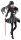 Sousai Shojo Teien Plastic Model Kit 1/10 Kuon Yakushiji Maria Kagaribi Damage Ver. 16 cm