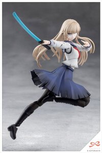 Sousai Shojo Teien Plastic Model Kit 1/10 Kuon Yakushiji Maria Kagaribi Damage Ver. School Girl Emulation 16 cm