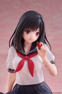 Strawberry 100% Desktop Cute PVC Figur Aya Tojo (School uniform Ver.) 13 cm