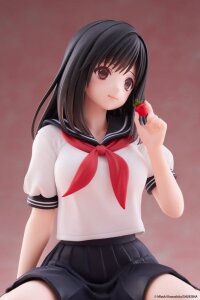 Strawberry 100% Desktop Cute PVC Figur Aya Tojo (School uniform Ver.) 13 cm