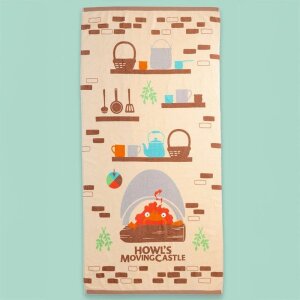 Das wandelnde Schloss Handtuch Cook with Calcifer 70 x...