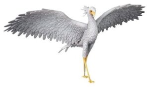 Flow UDF PVC Figur Secretarybird