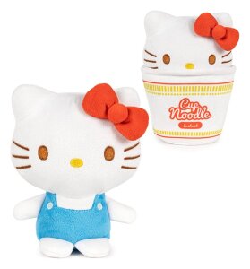 Hello Kitty & Friends Plüschfiguren  - Cup Noodles 16 cm Sortiment (24)