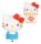 Hello Kitty & Friends Plüschfiguren  - Cup Noodles 16 cm Sortiment (24)