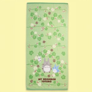 Mein Nachbar Totoro Handtuch Totoro Green Leaf 70 x 140 cm