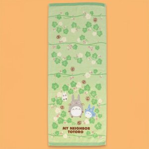 Mein Nachbar Totoro Natsu Handtuch Totoro Green Leaf 34 x...