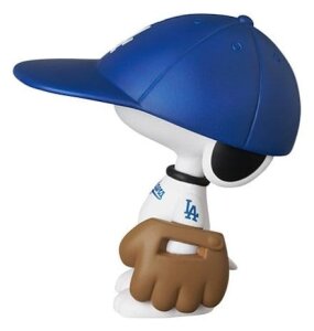 MLB × Peanuts UDF PVC Figur Los Angeles Dodgers...