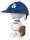 MLB × Peanuts UDF PVC Figur Los Angeles Dodgers Snoopy 7 cm