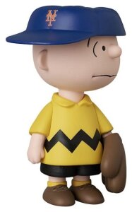 MLB × Peanuts UDF PVC Figur New York Mets Charlie...