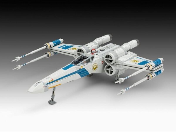 Star Wars The Mandalorian and Grogu Revell Modellbausatz 1/57 New Republic X-Wing Fighter 22 cm
