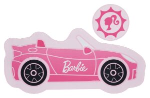 Barbie Schreibtischunterlage & Untersetzer Car