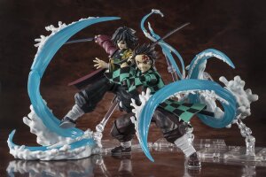 Demon Slayer S.H. Figuarts Zubehör-Set Tanjiro Kamado & Giyu Tomioka Water Breathing Option Parts Set