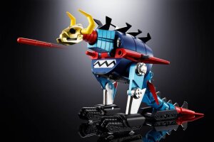 Dino Mech Gaiking Chogokin Actionfigur Daikumaryu & Gaiking 20 cm