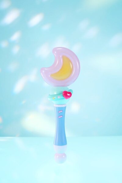 Magical Sisters Lulutto Lilly Proplica Replik Moontoneoneon & GlassHeart DreamPact Set 25 cm