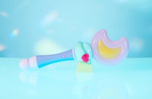 Magical Sisters Lulutto Lilly Proplica Replik Moontoneoneon & GlassHeart DreamPact Set 25 cm