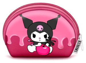 Sanrio Casual Oval Geldbörse Kuromi Cherry