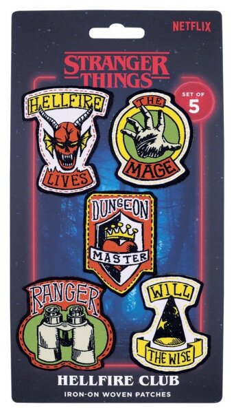 Stranger Things Stoffaufnäher 5er-Pack