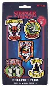 Stranger Things Stoffaufnäher 5er-Pack
