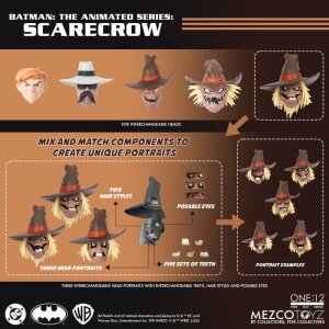 Batman: Die Zeichentrickserie One:12 Collective Actionfigur Scarecrow 17 cm