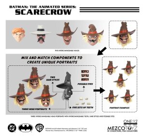 Batman: Die Zeichentrickserie One:12 Collective Actionfigur Scarecrow 17 cm
