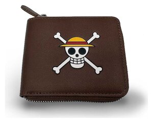 One Piece Geldbörse Man Zip Skull