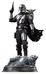 The Mandalorian & Grogu Art Scale Statue 1/10 The...