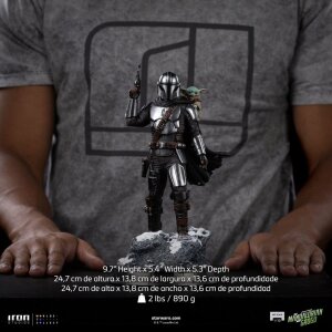 The Mandalorian & Grogu Art Scale Statue 1/10 The...