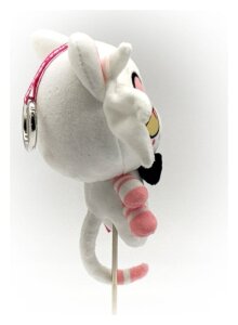 Hazbin Hotel Schlüsselanhänger Plüsch Angel Dust Kitty 13 cm